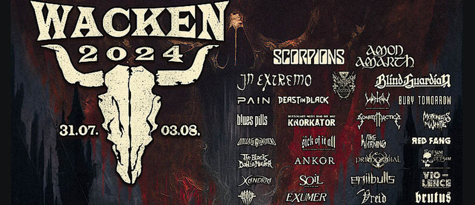 Wacken Open Air 2024 banner